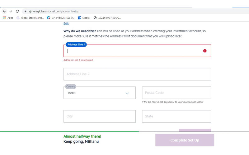 Complete your Globex KYC 3